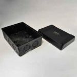 (чёрная) Коробка KD5100 пластиковая 125х167х82мм без сальников IP66 10 вводов ударопрочная (Hensel Германия)