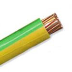 Провод ПВ1 70,0 кв.мм желто-зеленый Dн=14 мм, Р=0,7 кг/м (М) (Электрокабель Кольчугино)