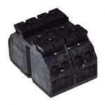 (32А) Блок 862-0552 клеммный 2х2 пары безвинтовых клемм 0,5-4,0 кв.мм чёрный (Wago)