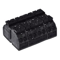 (под заказ 32А) Блок 862-0504 клеммный 4х2 пары безвинтовых клемм 0,5-4,0 кв.мм чёрный (Wago) ― Kabel-electro.ruE-mail: city-electro@bk.ru Phone:(499)641-04-21