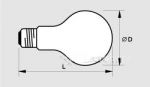 Лампа 40Вт 40А1/G/Е27 накаливания, зеленая (General Electric)