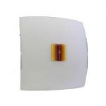 Светильник 5219 amber 2х60Вт Е27 потолочный стекло матовое со вставкой «янтарь» IP20 (ACB Испания)
