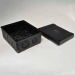 (чёрная) Коробка KD5060 пластиковая 119х139х70мм без сальников IP66 10 вводов ударопрочная (Hensel Германия)
