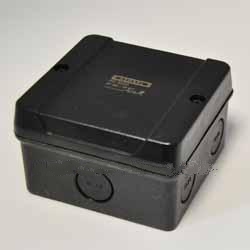 (чёрная) Коробка KD5020 пластиковая 88х88х53мм без сальников IP66 7 вводов ударопрочная (Hensel Германия) ― Kabel-electro.ruE-mail: city-electro@bk.ru Phone:(499)641-04-21