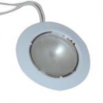 (лампа-"капсула") Светильник M-25 20Вт G4 мебельный встраиваемый белый (Brilux Польша)