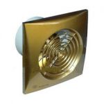 (95м3/ч) Вентилятор SILENT 100CZ Gold накладной осевой D=100мм 220В золото (Soler&Palau Испания)