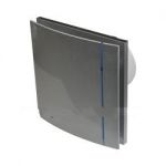 (80м3/ч датчик влажности таймер) Вентилятор SILENT 100CHZ Silver Design накл. осевой D=100мм 220В серебро (Soler&Palau Испания)