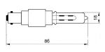 Лампа 100Вт 64496 ЕСО 100W (64475 100W) 230B B15d галогенная цилиндрическая прозрачная (OSRAM)